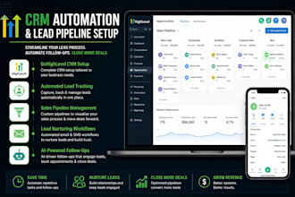 build gohighlevel CRM ai automation funnels and lead generation growth marketing