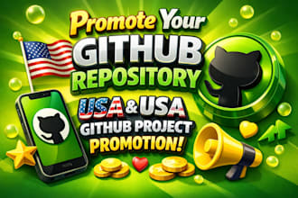 promote your github repository USA and USA github project marketing