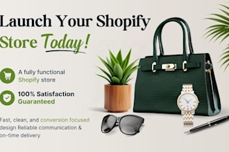 design and develop a modern shopify store