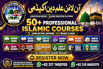 be your online tutor for islamic and professional vocational skills