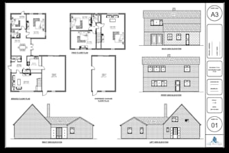 be architect, architectural 2d floor plans, elevations