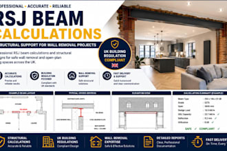 prepare rsj beam calculations for wall removal projects