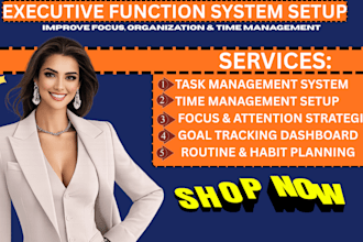 create a productivity and executive function system