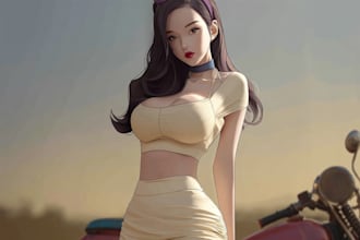 pin up girl and pin up girl illustration