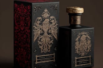 create amazon packaging design and label design
