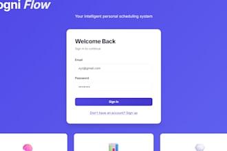 develope a full stack web application