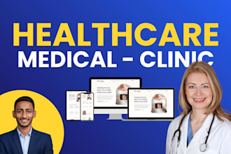 design medical, clinic, and healthcare website