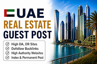 publish guest post on uae real estate websites with dofollow backlinks