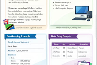 prepare professional excel financial statements for businesses