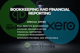 bookkeeping and financial reporting in quickbooks and xero