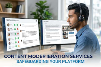 provide expert trust and safety content moderation