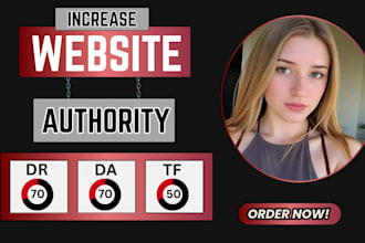 increase trust flow and domain rating with backlinks