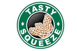 design super energetic logo for squeezable snacks food brand