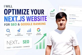optimize your next js website for SEO and google ranking