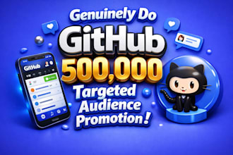 genuinely do github promotion