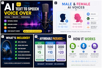 convert your text into realistic ai voice over