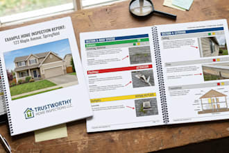 draft home inspection reports and manage collections