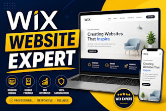 design a professional wix website from scratch