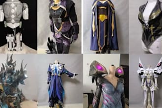 design 3d cosplay model wearable armor 3d mask 3d helmet props for printing game
