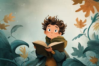 draw children storybook illustration
