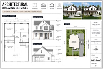 draw 2d floor plan, architectural drawing, site plan, parking lot in autocad