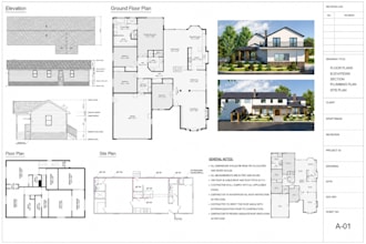 draw 2d floor plan, architectural drawing, site plan, parking lot in autocad