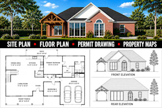 draw 2d floor plan, architectural drawing, site plan, parking lot in autocad
