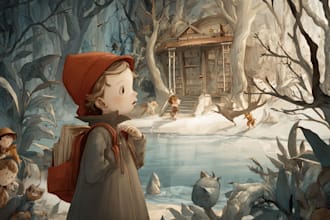 children story book illustration children book illustration