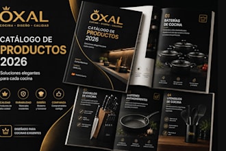 design professional catalogs and brochures for your brand
