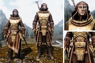 create custom skyrim mods, weapons, armor, and game assets