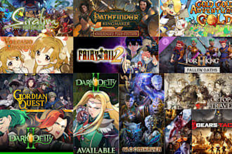 steam capsule art game art 2d game art rpg video game capsule art video game