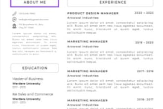 design professional resumes and business cards