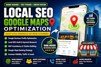 do local SEO and  google maps optimization
