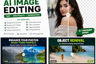 do professional ai image editing, background removal