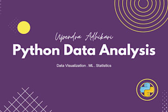 do python data analysis and visualization