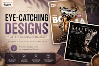 create an eye catching product and brand visuals