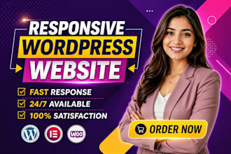 design and develop responsive wordpress website