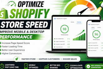 optimize shopify store speed and improve mobile desktop performance