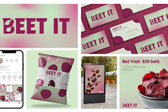 design a professional brand identity and brand style guide