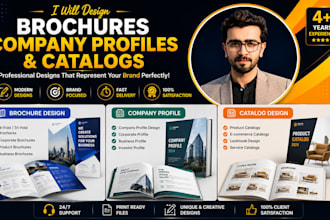 create brochure, company profile and catalog design in dubai