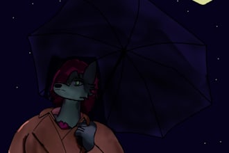 furry art of canines