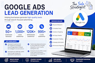 manage google ads campaigns for lead generation