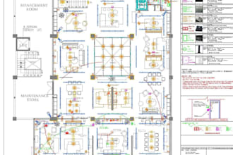 create electrical plans, plumbing layouts, floor plans, and mep drawings