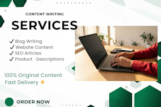 write SEO website content for homepage and web pages