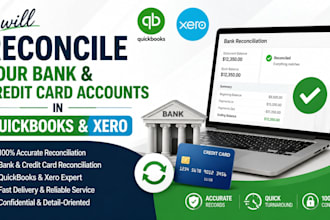 reconcile your bank and credit card accounts in quickbooks and xero