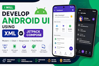develop android UI using XML or jetpack compose