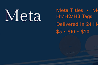 write 10 seo meta titles and descriptions in 1 hour