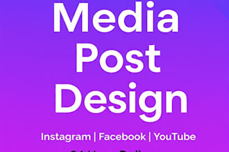 design instagram posts, video thumbnails and brand graphics in canvas