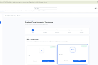 connect cloud storage platforms with salesforce