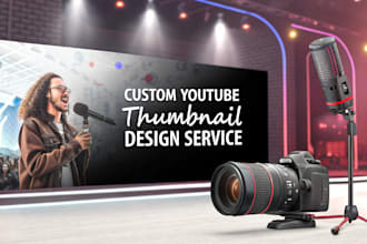 custom youtube thumbnail design service